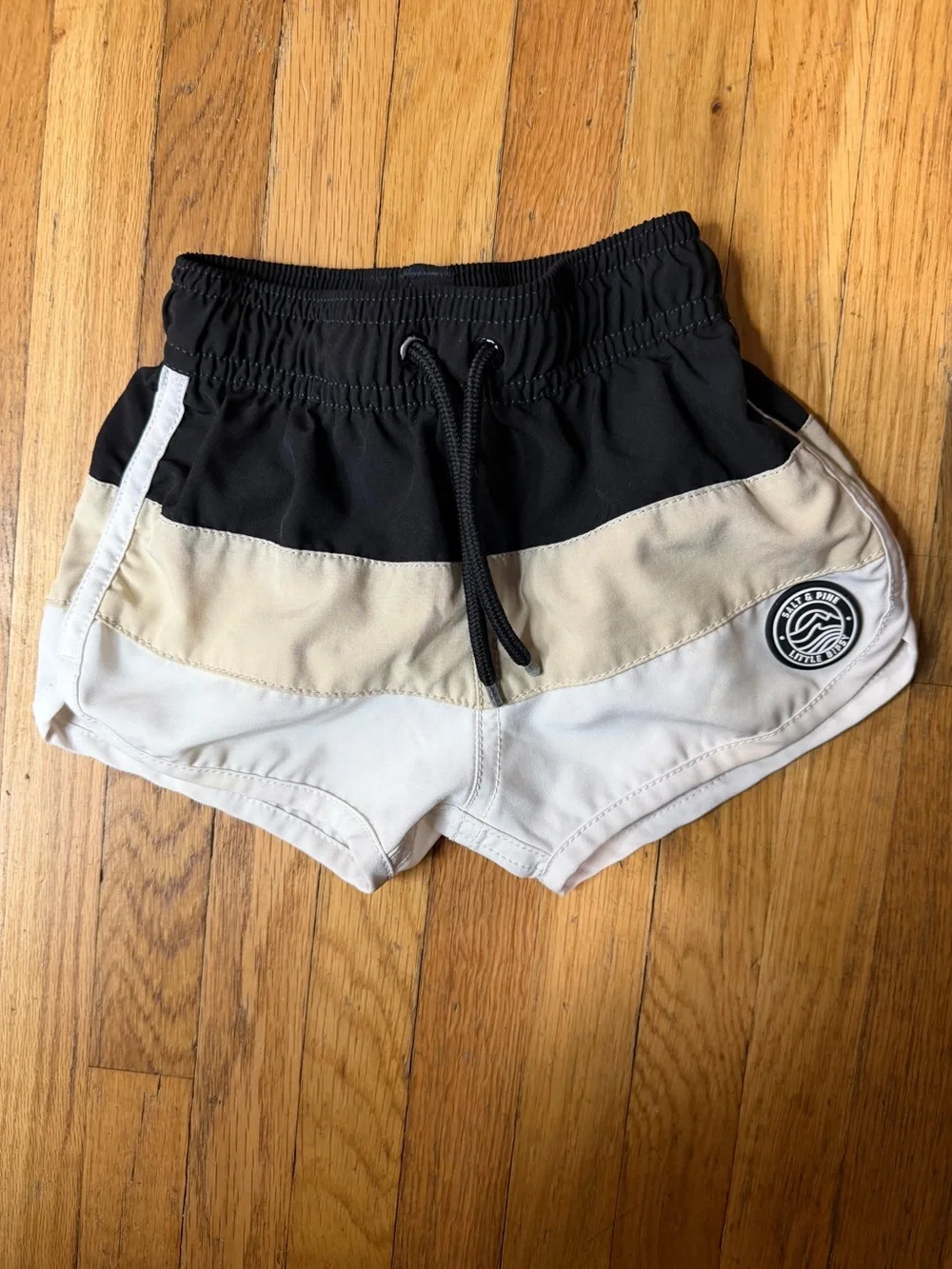 Salt and Pine X Little Bipsy 6/12 Colorblock Swim Trunks